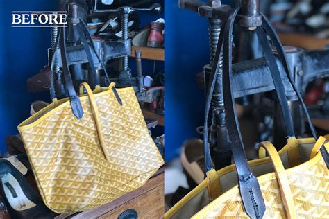 goyard tote melting straps